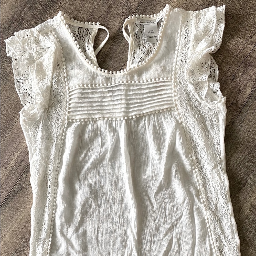 Boho short sleeve summer top
